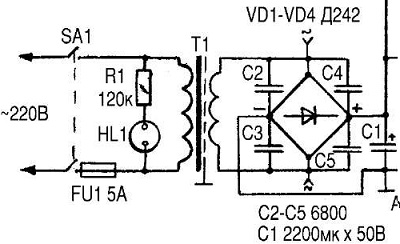 Универсальный блок питания 15 вольт 5 ампер на транзисторе КТ819