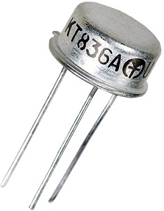 Внешний вид кремниевого PNP транзистора КТ836