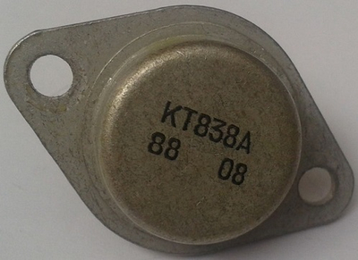 Внешний вид кремниевого NPN транзистора КТ838
