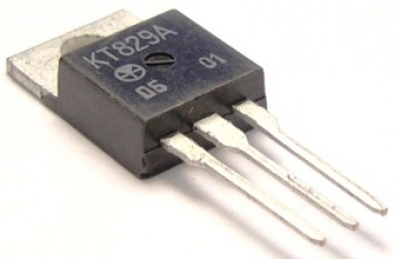 Внешний вид NPN транзистора КТ829